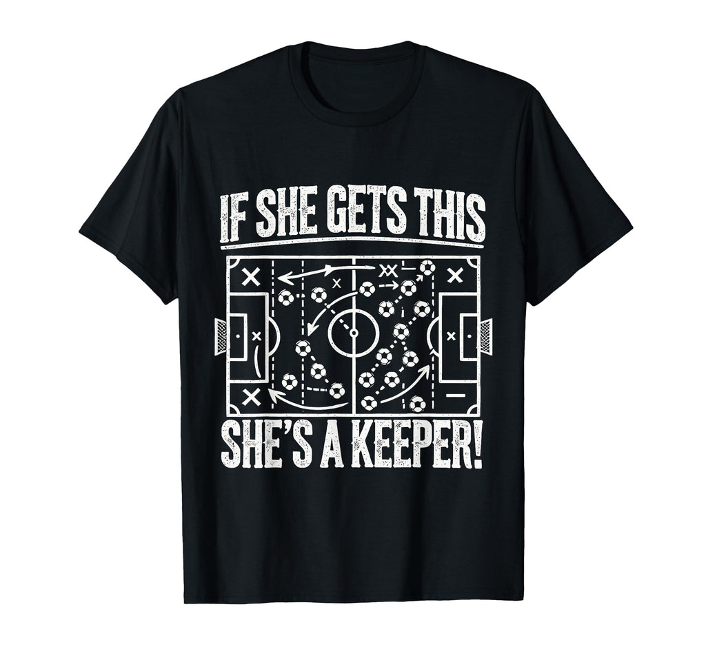 Soccer Goalie Art Soccer Coach T-Shirt - Fun Novelty Design Men Women - T-Shirt, Sweatshirt, Hoodie