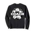 Soccer Coach Soccer Ball Split Funny Sweatshirt - Aesthetic Graphic Unisex - T-Shirt, Sweatshirt, Hoodie