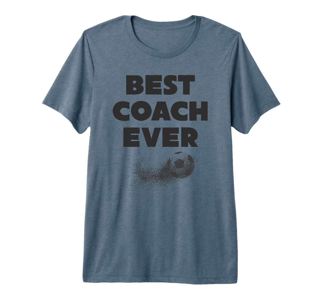 Best Coach Ever Tri Blend T-Shirt - Minimalist Print Unisex - T-Shirt, Sweatshirt, Hoodie