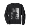 Soccer Patriotic American Flag Sweatshirt - Minimalist Print Unisex - T-Shirt, Sweatshirt, Hoodie
