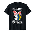 Raising Ballers Volleyball Soccer Mom T-Shirt - Unique Graphic Unisex - T-Shirt, Sweatshirt, Hoodie