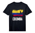 Colombia Flag Colombian Soccer Flag T-Shirt - Custom Art Print Men Women - T-Shirt, Sweatshirt, Hoodie