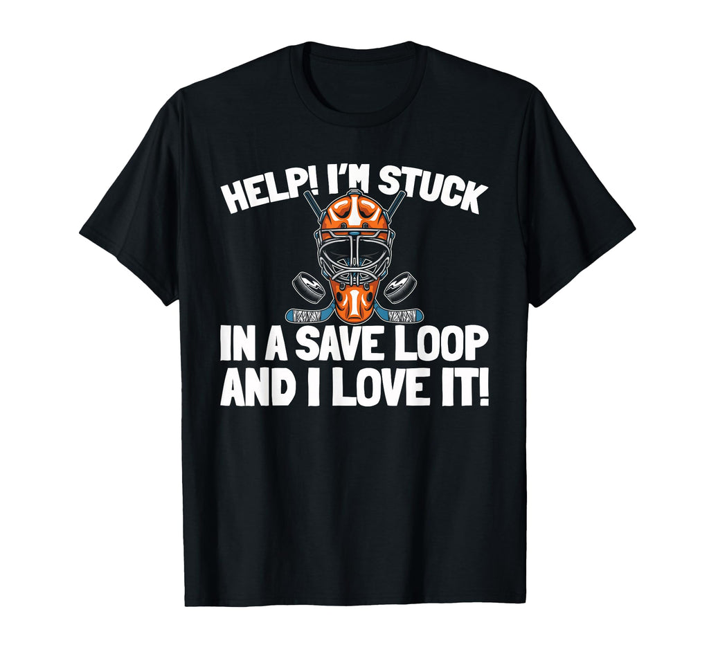 Hockey Goalkeeper Ice Hockey Goalie T-Shirt - Unique Graphic Men Women - T-Shirt, Sweatshirt, Hoodie