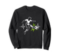 Energetic Soccer Player Heartbeat Sweatshirt - Unique Graphic Men Women - T-Shirt, Sweatshirt, Hoodie