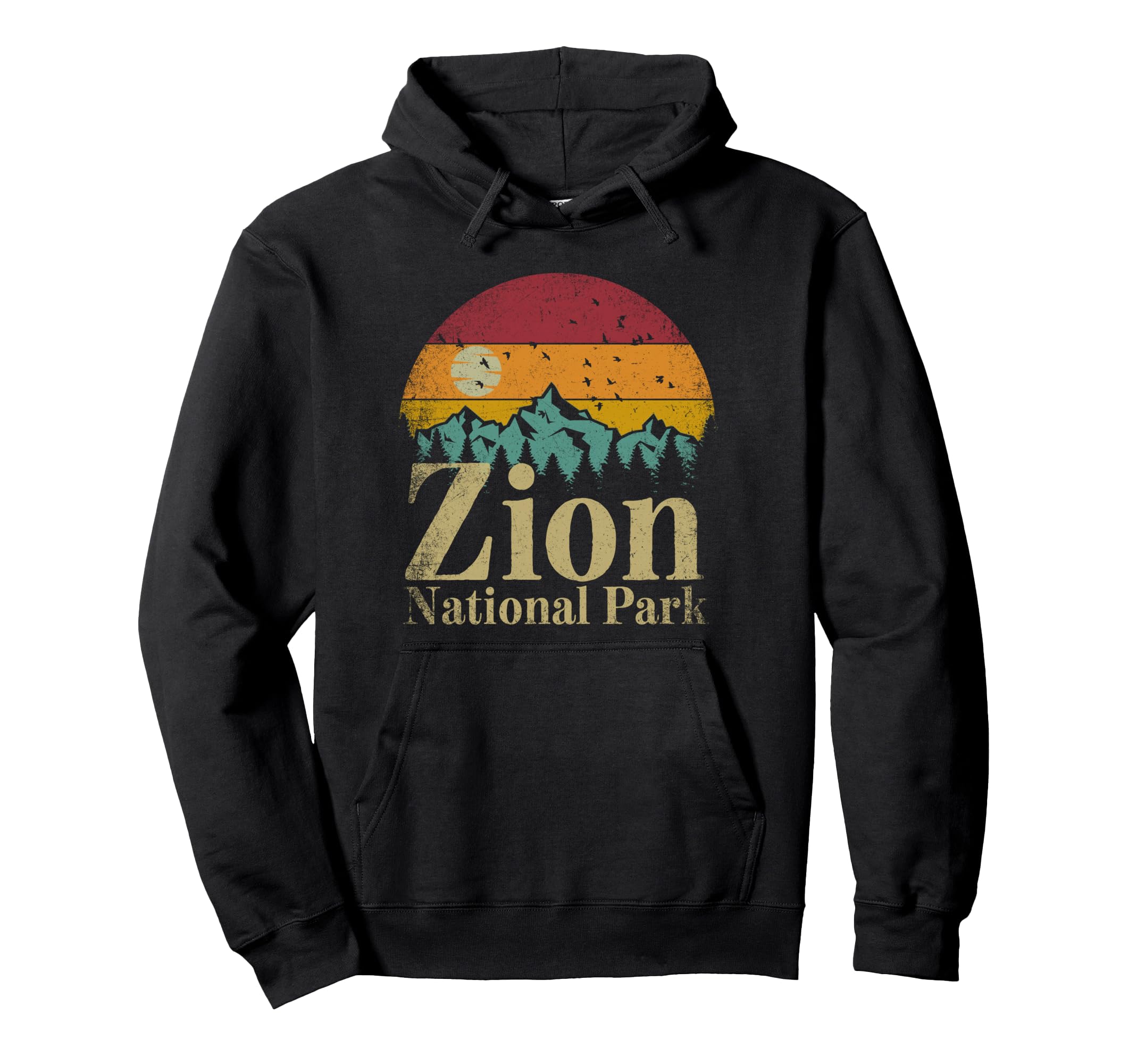 Zion National Park Hiking Camping Gift Hoodie - Casual Everyday Wear Unisex - T-Shirt, Sweatshirt, Hoodie