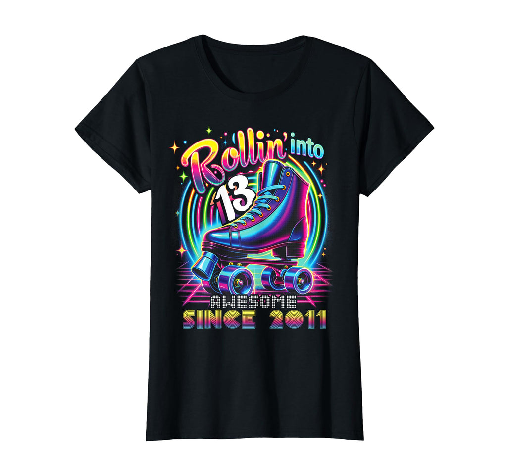 Roller Skate 13Th Birthday T-Shirt - Casual Everyday Wear for Adults - T-Shirt, Sweatshirt, Hoodie
