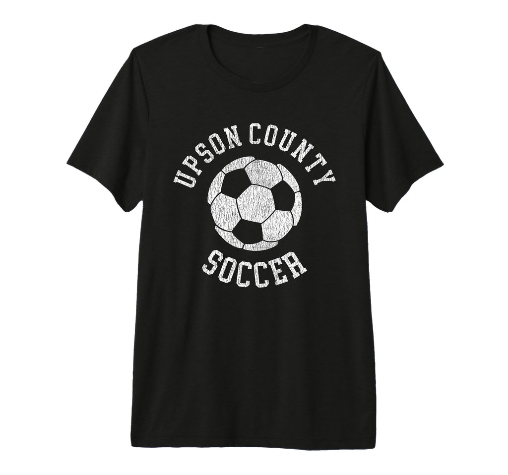 Upson County Soccer Distressed 90S T-Shirt - Minimalist Print for Adults - T-Shirt, Sweatshirt, Hoodie