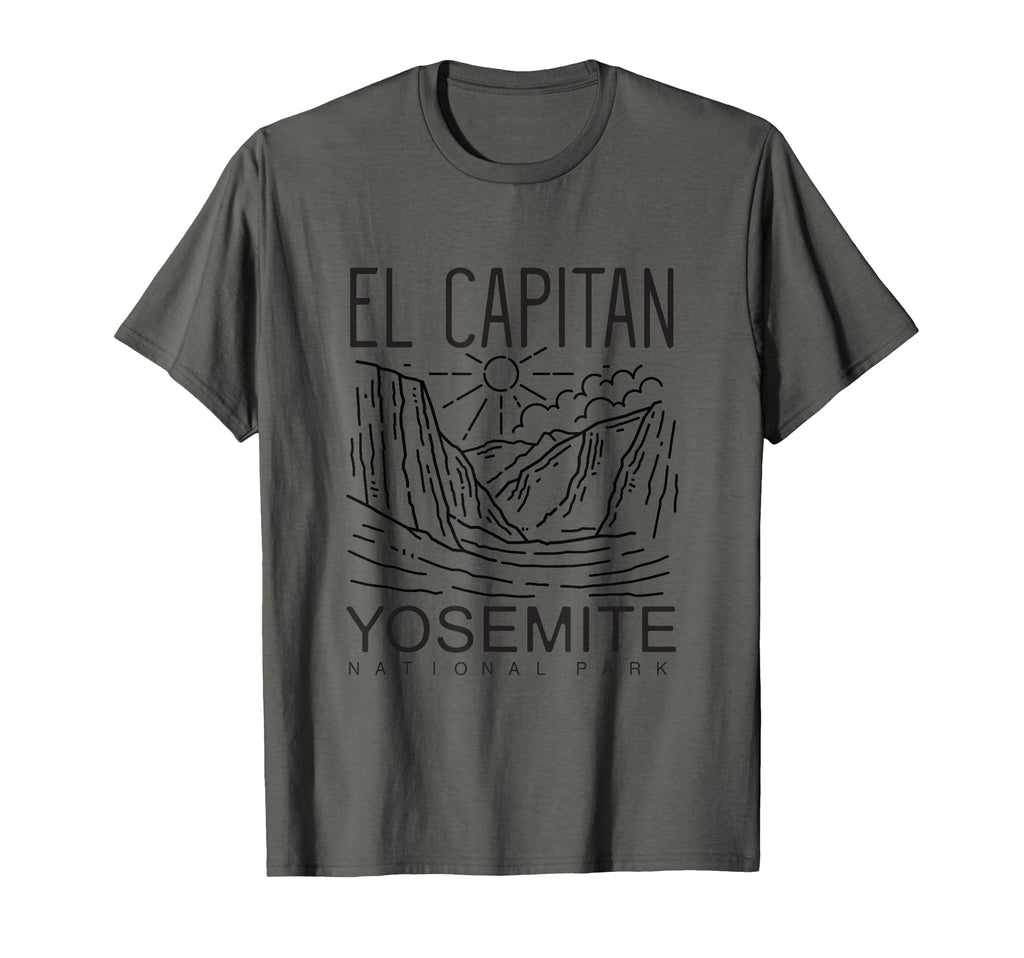 Yosemite National Park El Capitan T-Shirt - Fun Novelty Design Men Women - T-Shirt, Sweatshirt, Hoodie