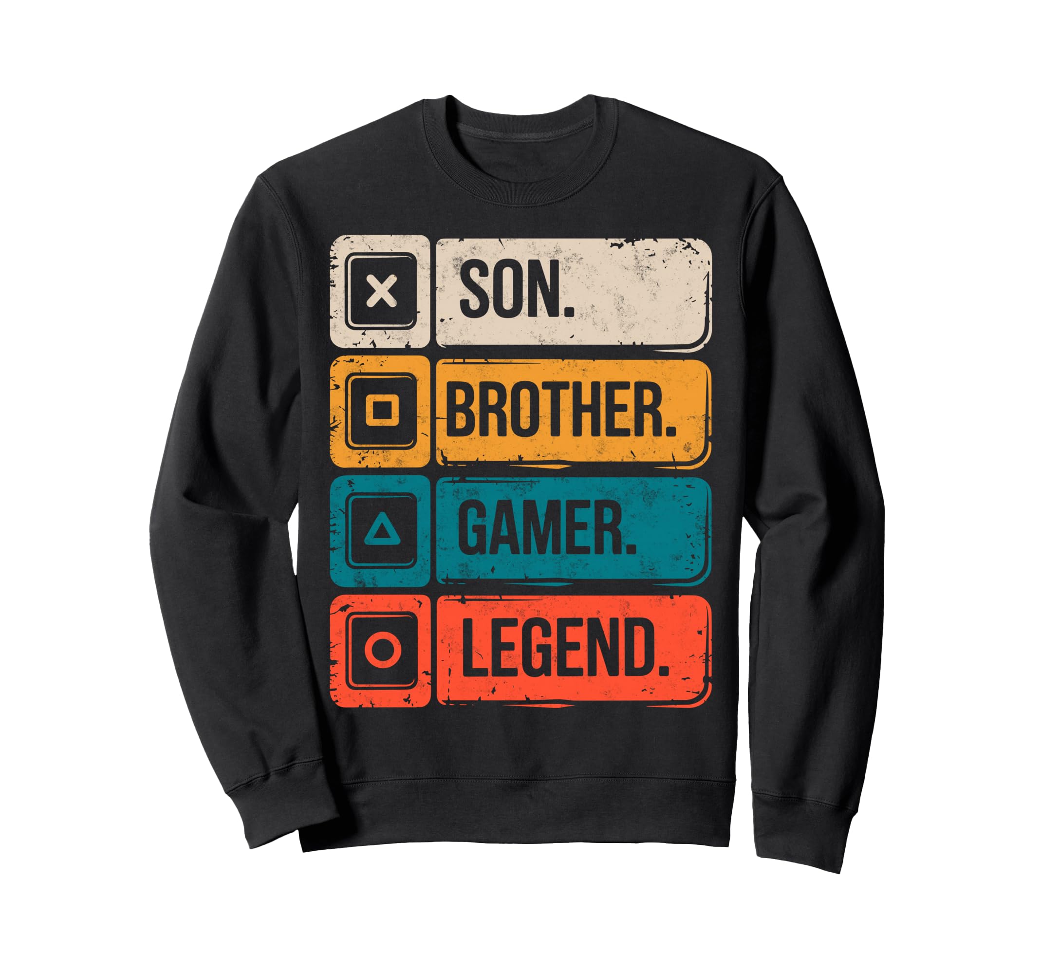 Son Brother Gamer Legend Video Game Sweatshirt - Fun Novelty Design Unisex - T-Shirt, Sweatshirt, Hoodie