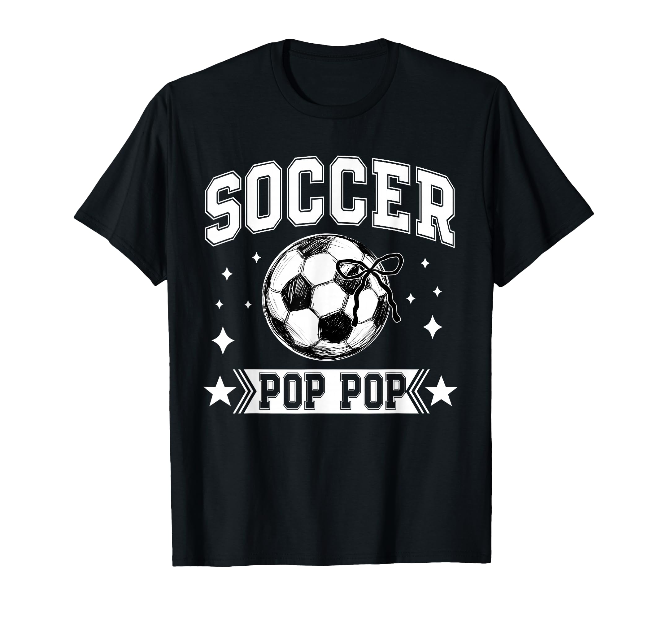 Coquette Bow Soccer Pop Pop Soccer T-Shirt - Streetwear Style for Adults - T-Shirt, Sweatshirt, Hoodie
