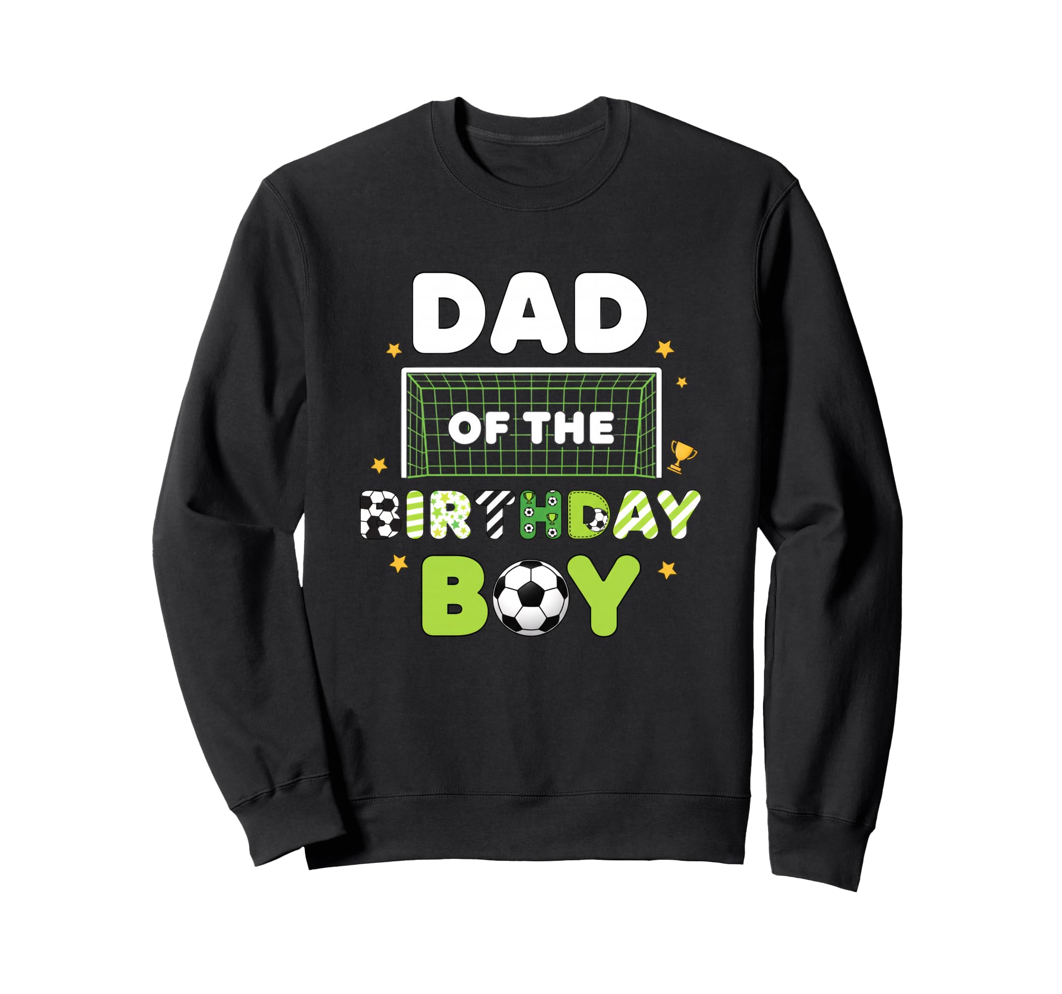 Dad Birthday Soccer Birthday Party Sweatshirt - Minimalist Print Unisex - T-Shirt, Sweatshirt, Hoodie