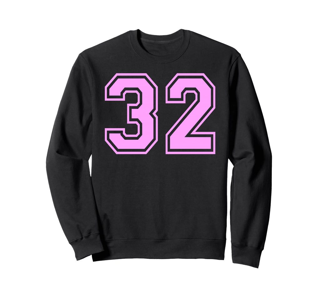 32 Number Thirty Two Sports Varsity Sweatshirt - Unique Graphic for Adults - T-Shirt, Sweatshirt, Hoodie