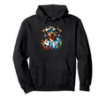 Dachshund Soccer Player Wiener Dog Fan Hoodie - Fun Novelty Design Unisex - T-Shirt, Sweatshirt, Hoodie