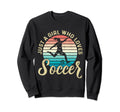 Just Who Loves Soccer Soccer Sweatshirt - Minimalist Print Men Women - T-Shirt, Sweatshirt, Hoodie