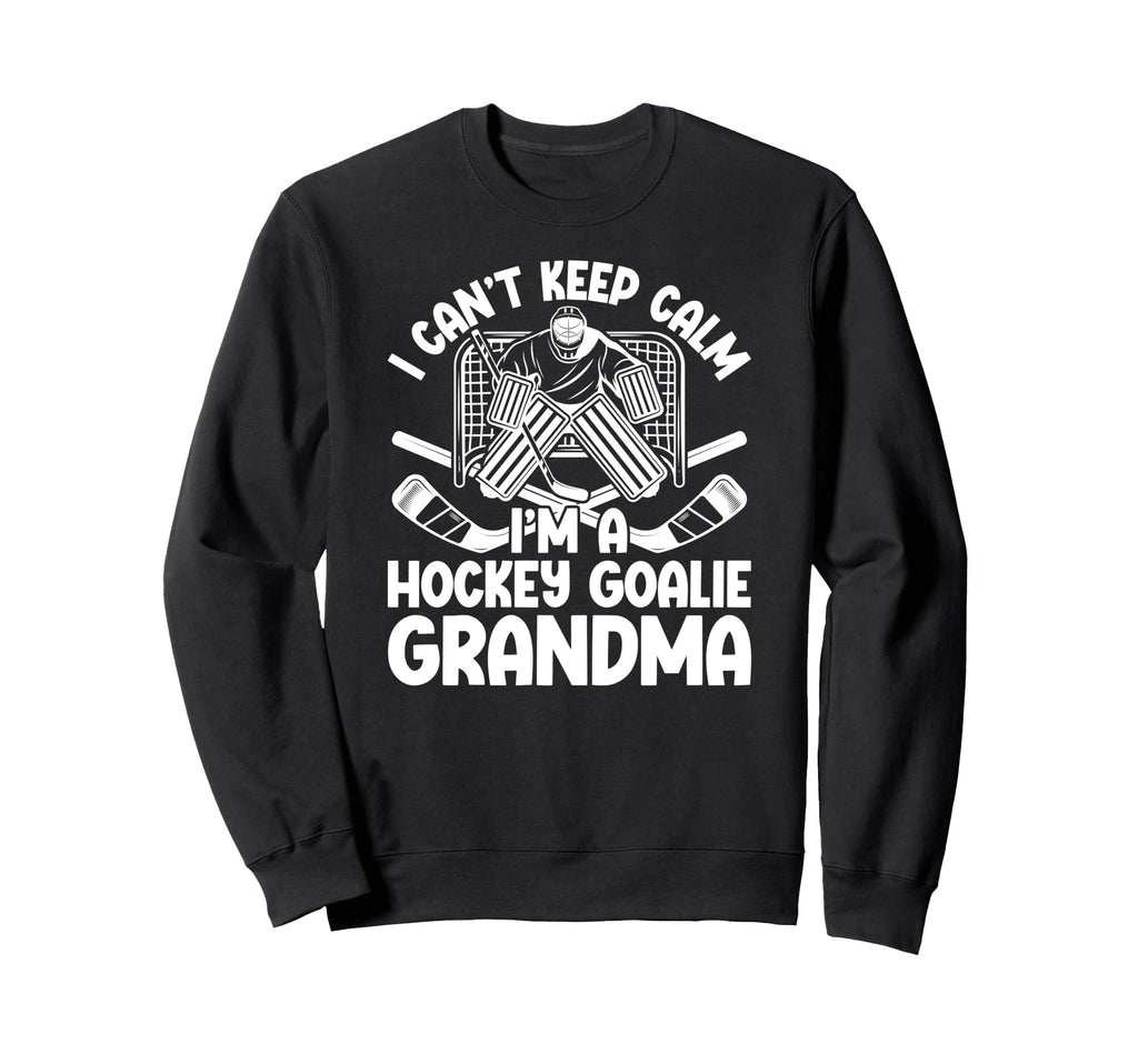 Im Hockey Goalie Grandma Ice Sweatshirt - Aesthetic Graphic for Adults - T-Shirt, Sweatshirt, Hoodie