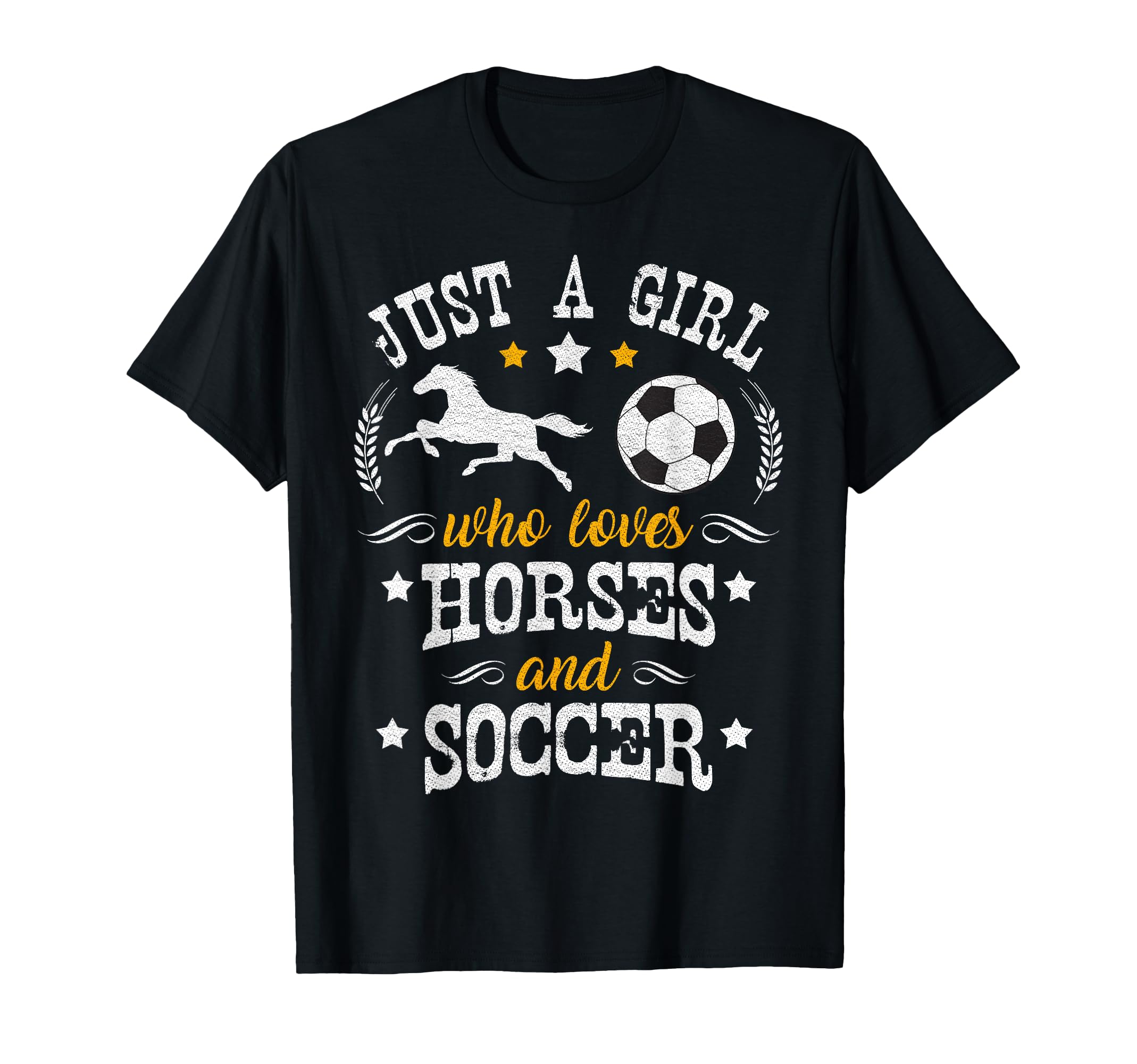 Horse Lover Just Who Loves Horses Soccer T-Shirt - Novelty Apparel Unisex - T-Shirt, Sweatshirt, Hoodie