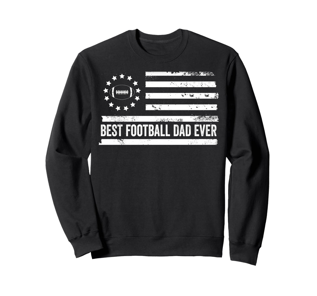 Football Coach Us American Flag Patriotic Sweatshirt - Graphic Print Unisex - T-Shirt, Sweatshirt, Hoodie