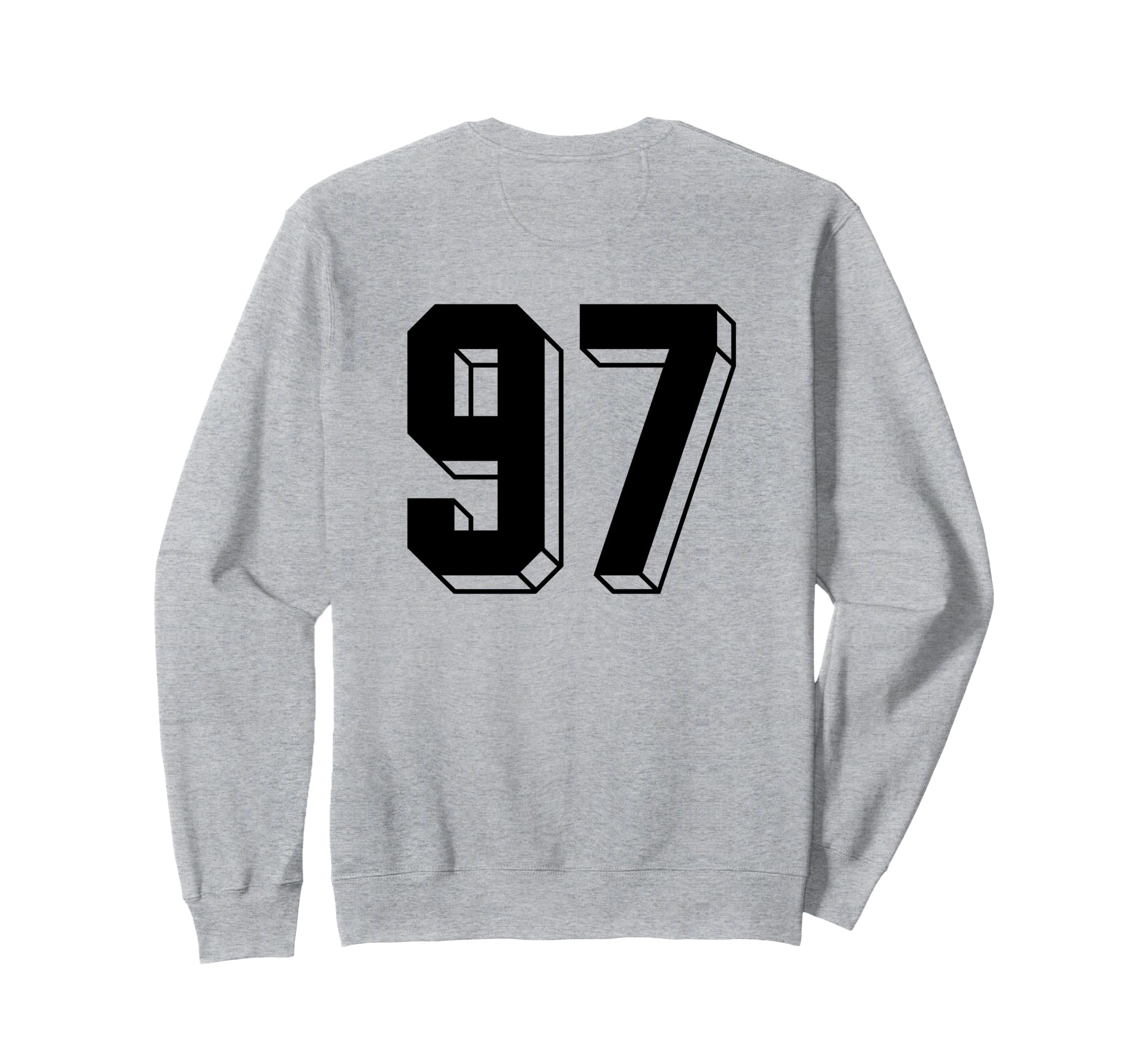 Number 97 Backside 80S 90S Team Sweatshirt - Aesthetic Graphic Men Women - T-Shirt, Sweatshirt, Hoodie