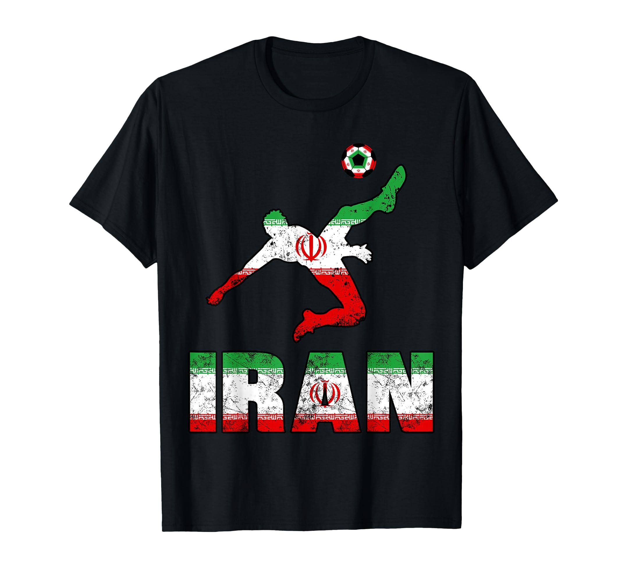 Iran Football Soccer Game Player T-Shirt - Fun Novelty Design Men Women - T-Shirt, Sweatshirt, Hoodie