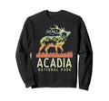 Acadia National Park Mountain Elk Sweatshirt - Minimalist Print for Adults - T-Shirt, Sweatshirt, Hoodie