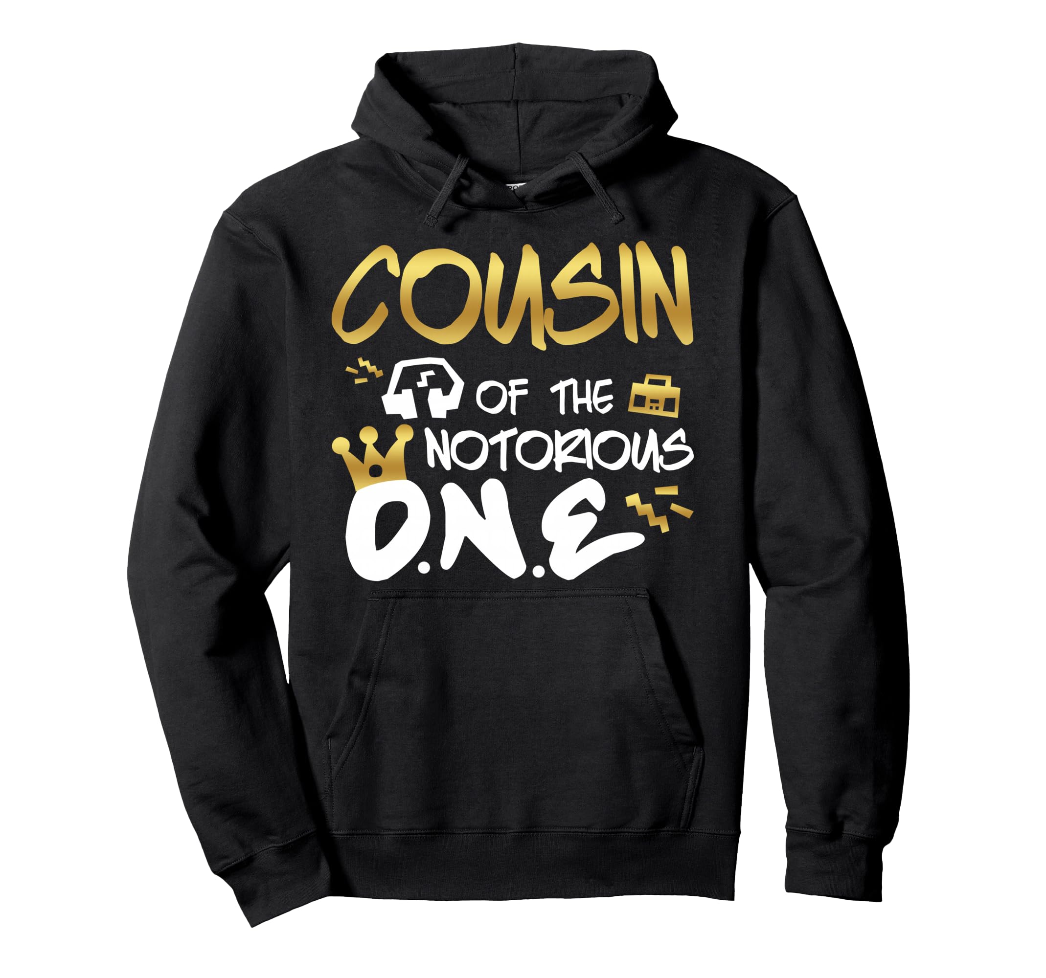Cousin Notorious One Old School 1St Hip Hoodie - Trendy Graphic for Adults - T-Shirt, Sweatshirt, Hoodie