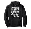 Proud Sister 2026 Senior Soccer Graduate Hoodie - Trendy Graphic for Adults - T-Shirt, Sweatshirt, Hoodie