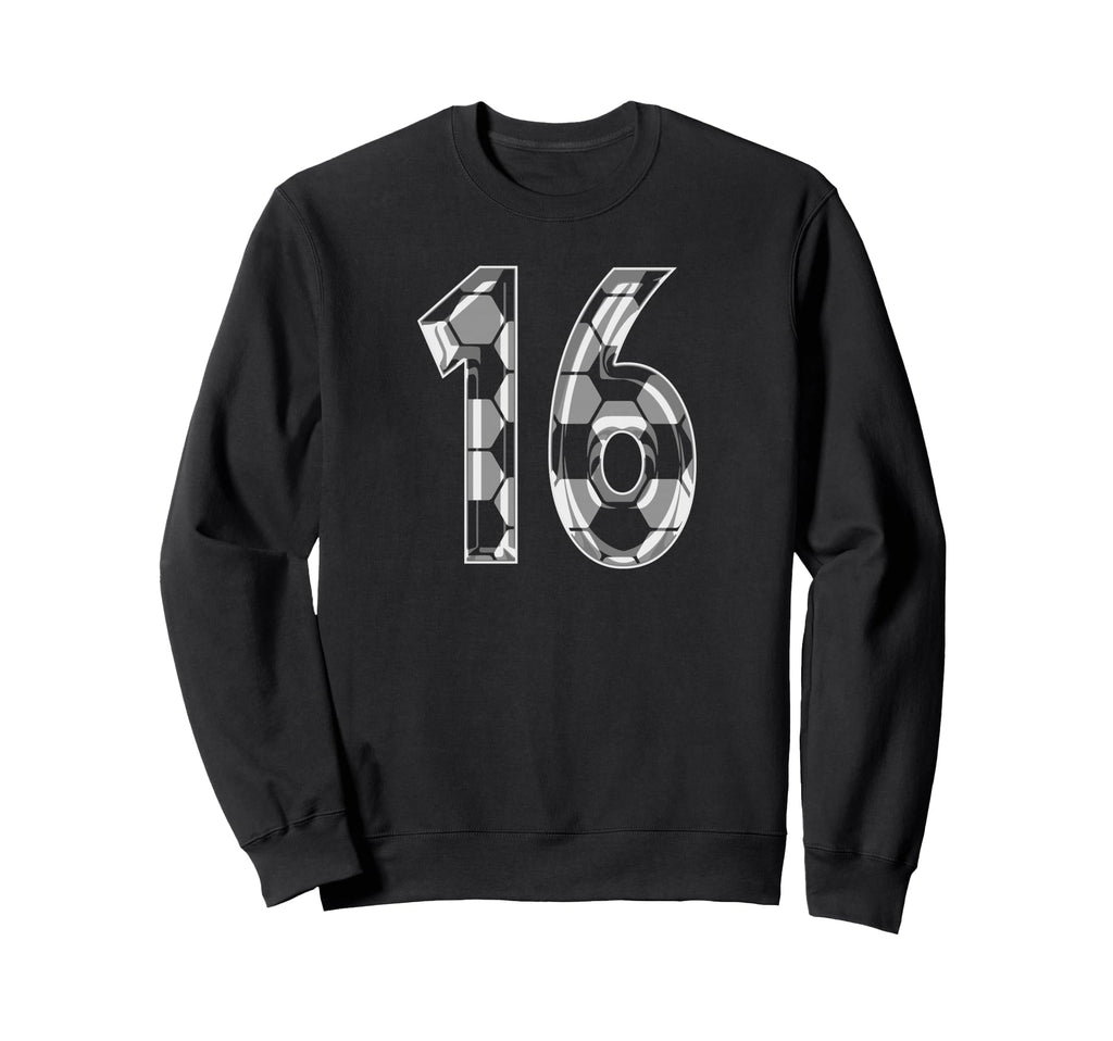 Soccer Number 16 Favorite Player 16 Sweatshirt - Trendy Graphic Men Women - T-Shirt, Sweatshirt, Hoodie