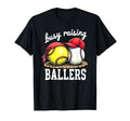 Fulfilled Busy Raising Ballers T-Shirt - Casual Everyday Wear Men Women - T-Shirt, Sweatshirt, Hoodie