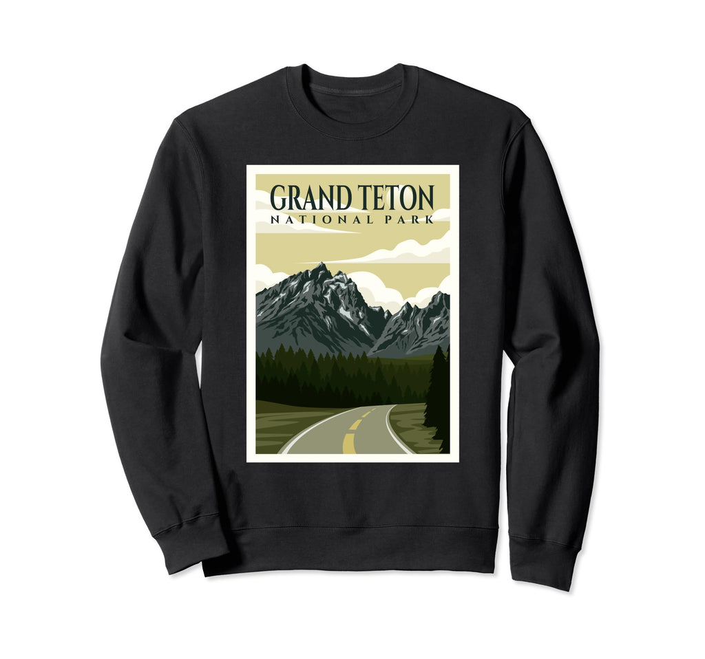 Grand Teton National Park Wyoming Sweatshirt - Casual Everyday Wear Unisex - T-Shirt, Sweatshirt, Hoodie
