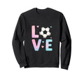 Love Soccer Art Sport Enthusiasts Sweatshirt - Trendy Graphic Unisex - T-Shirt, Sweatshirt, Hoodie