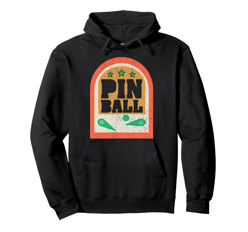 Pinball Funny Pinballer Machine Flipping Hoodie - Minimalist Print Unisex - T-Shirt, Sweatshirt, Hoodie