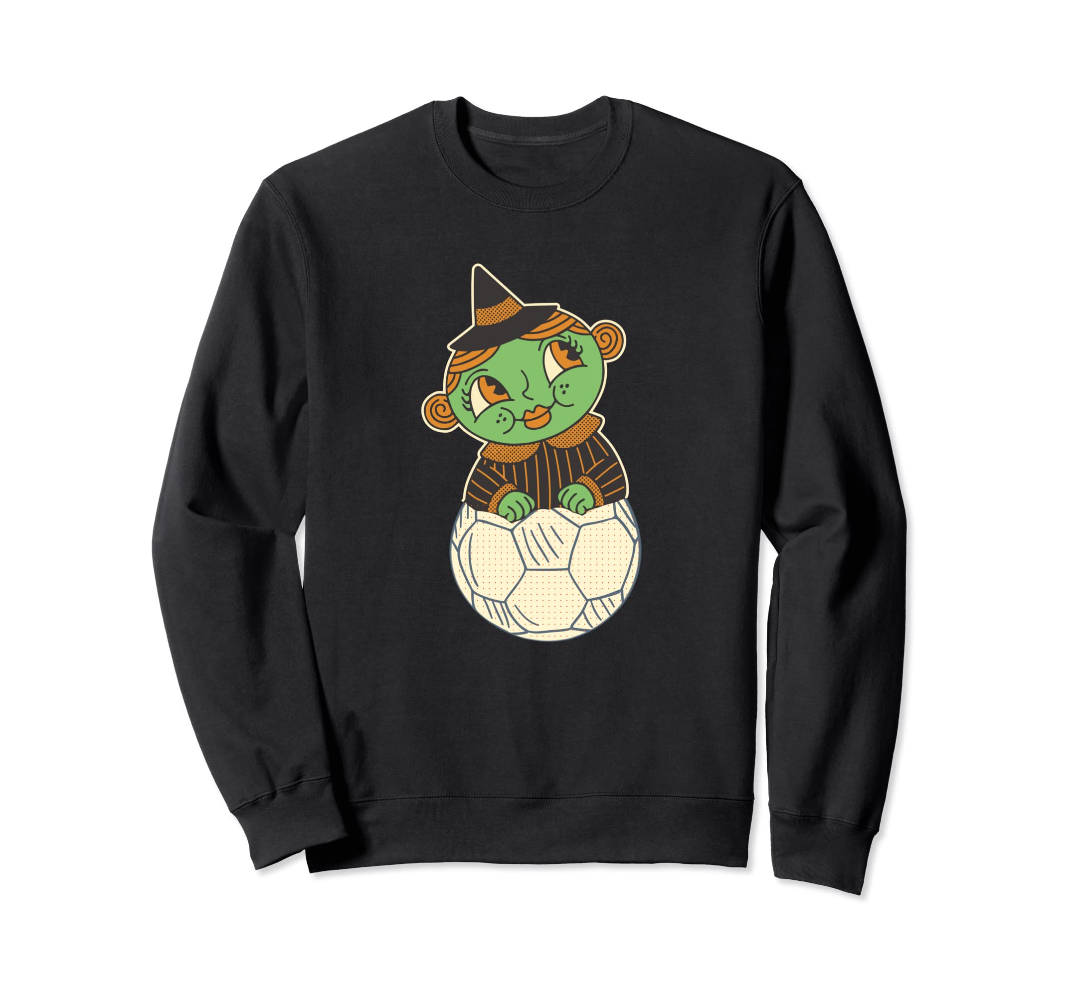 Halloween Witch Soccer Sweatshirt - Unique Graphic Men Women - T-Shirt, Sweatshirt, Hoodie