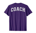 Coach Sports Trainer White Grey Back T-Shirt - Aesthetic Graphic Unisex - T-Shirt, Sweatshirt, Hoodie