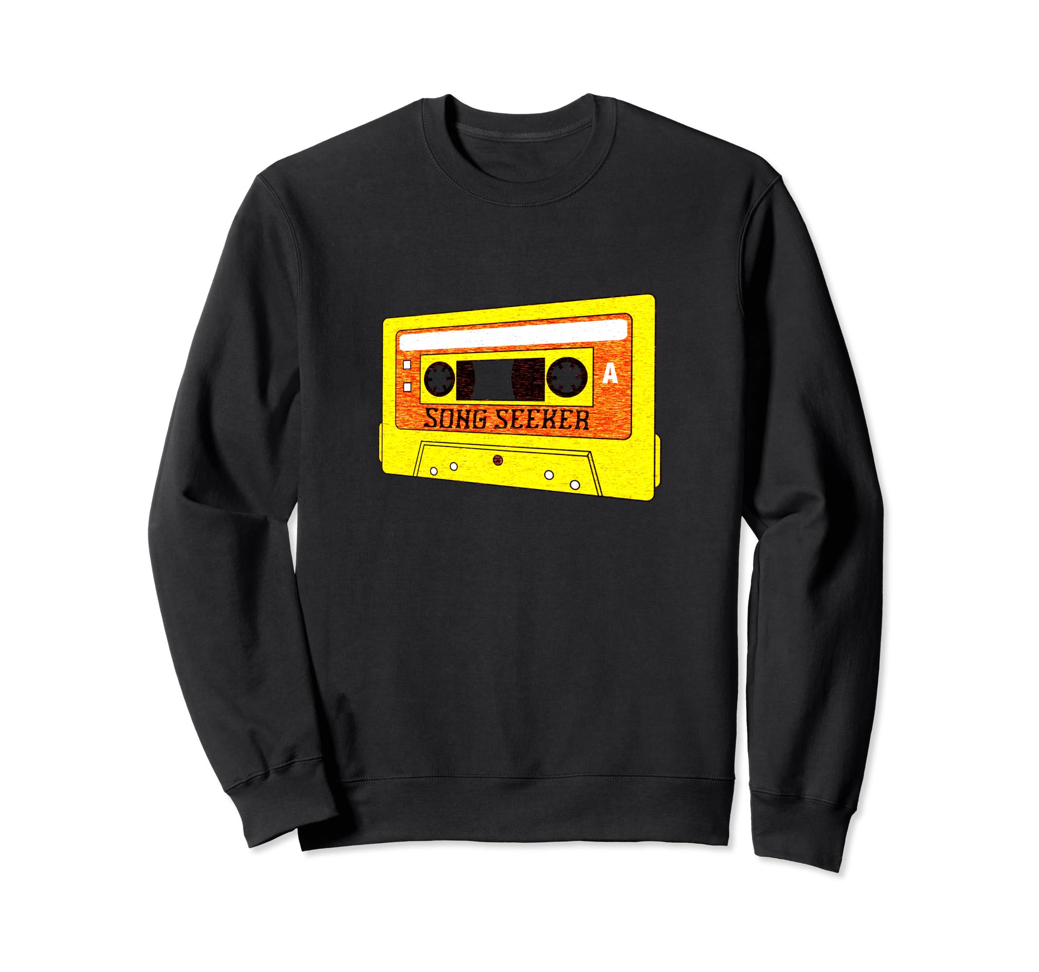 Song Seeker Cassette Tape Throwback Sweatshirt - Novelty Apparel Men Women - T-Shirt, Sweatshirt, Hoodie