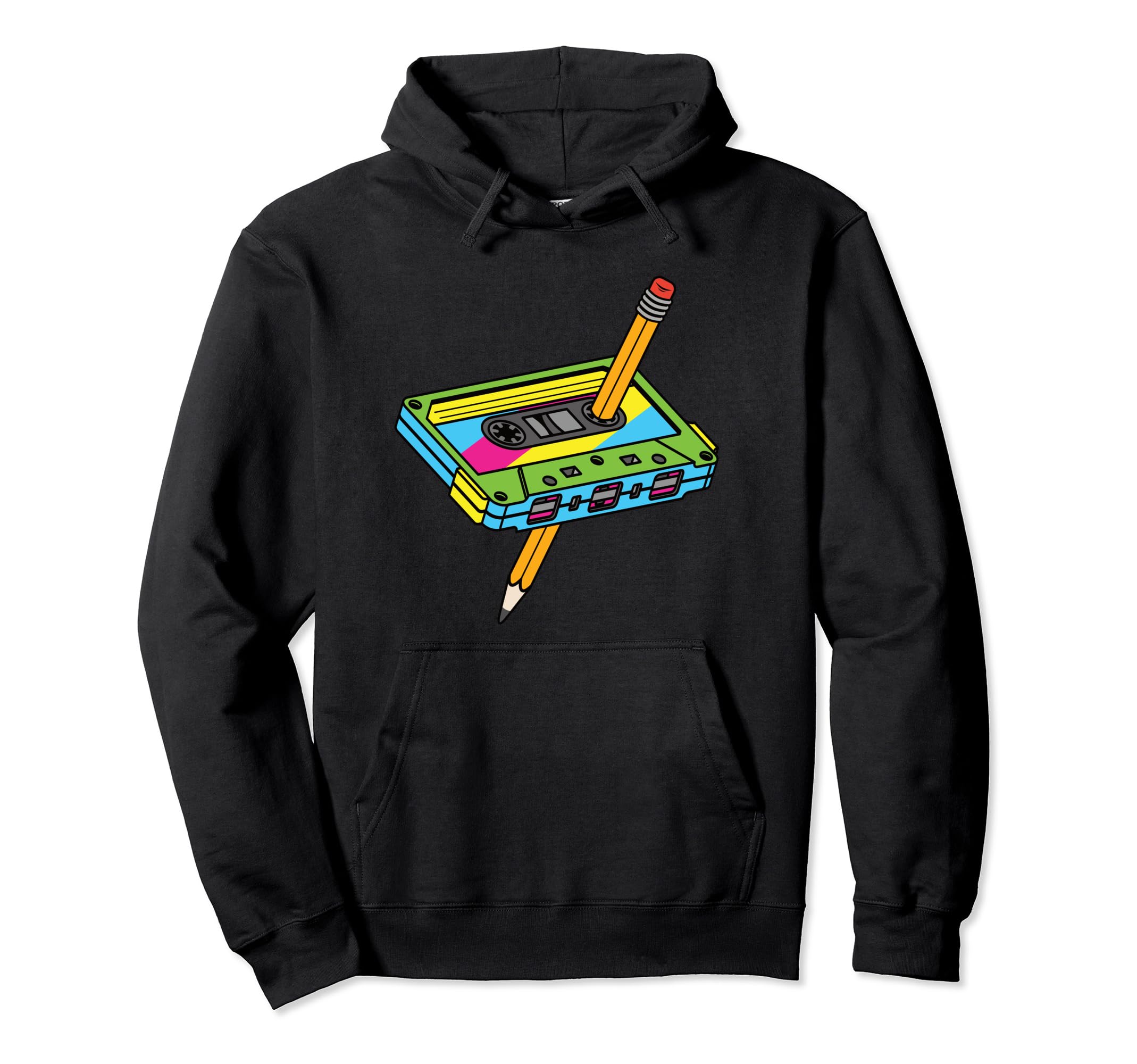 80S 90S Cassette Tape 1980S 1990S Music Hoodie - Graphic Print Unisex - T-Shirt, Sweatshirt, Hoodie