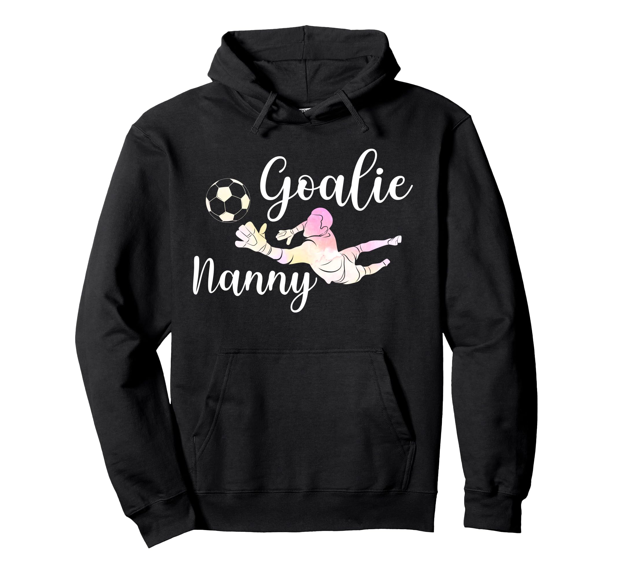 Soccer Goalie Nanny Soccer Keeper Hoodie - Minimalist Print for Adults - T-Shirt, Sweatshirt, Hoodie