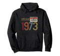 1973 Cassette Tape 50Th Birthday Hoodie - Trendy Graphic for Adults - T-Shirt, Sweatshirt, Hoodie