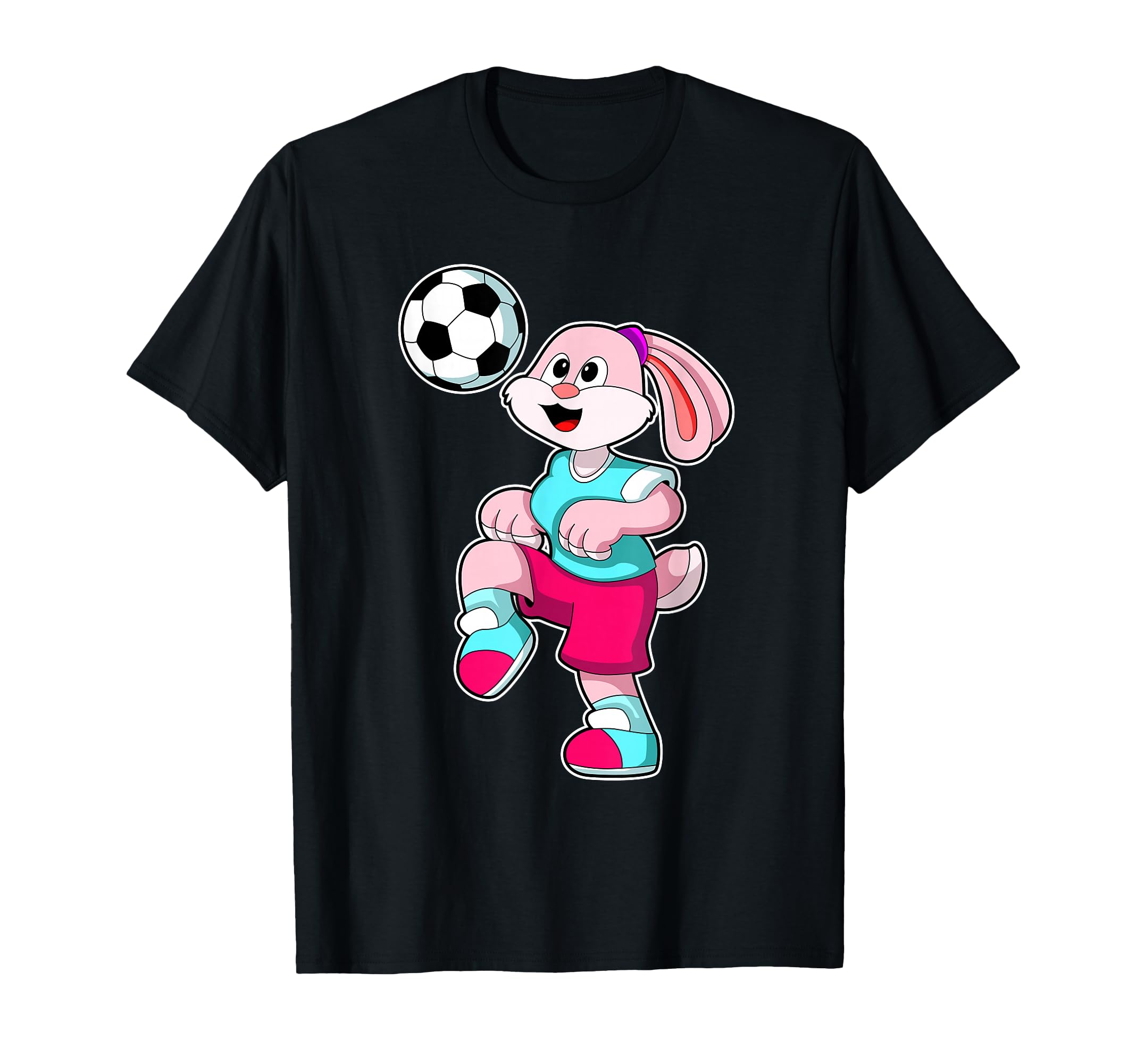 Rabbit Soccer Player Soccer Sports T-Shirt - Streetwear Style Unisex - T-Shirt, Sweatshirt, Hoodie
