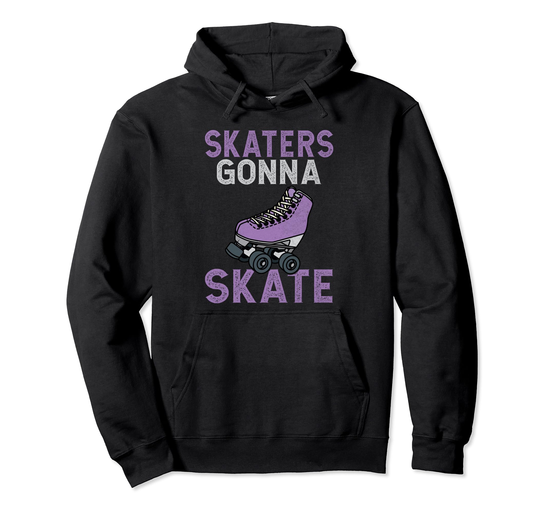Roller Skater Skate Inline Skating Hoodie - Trendy Graphic Unisex - T-Shirt, Sweatshirt, Hoodie