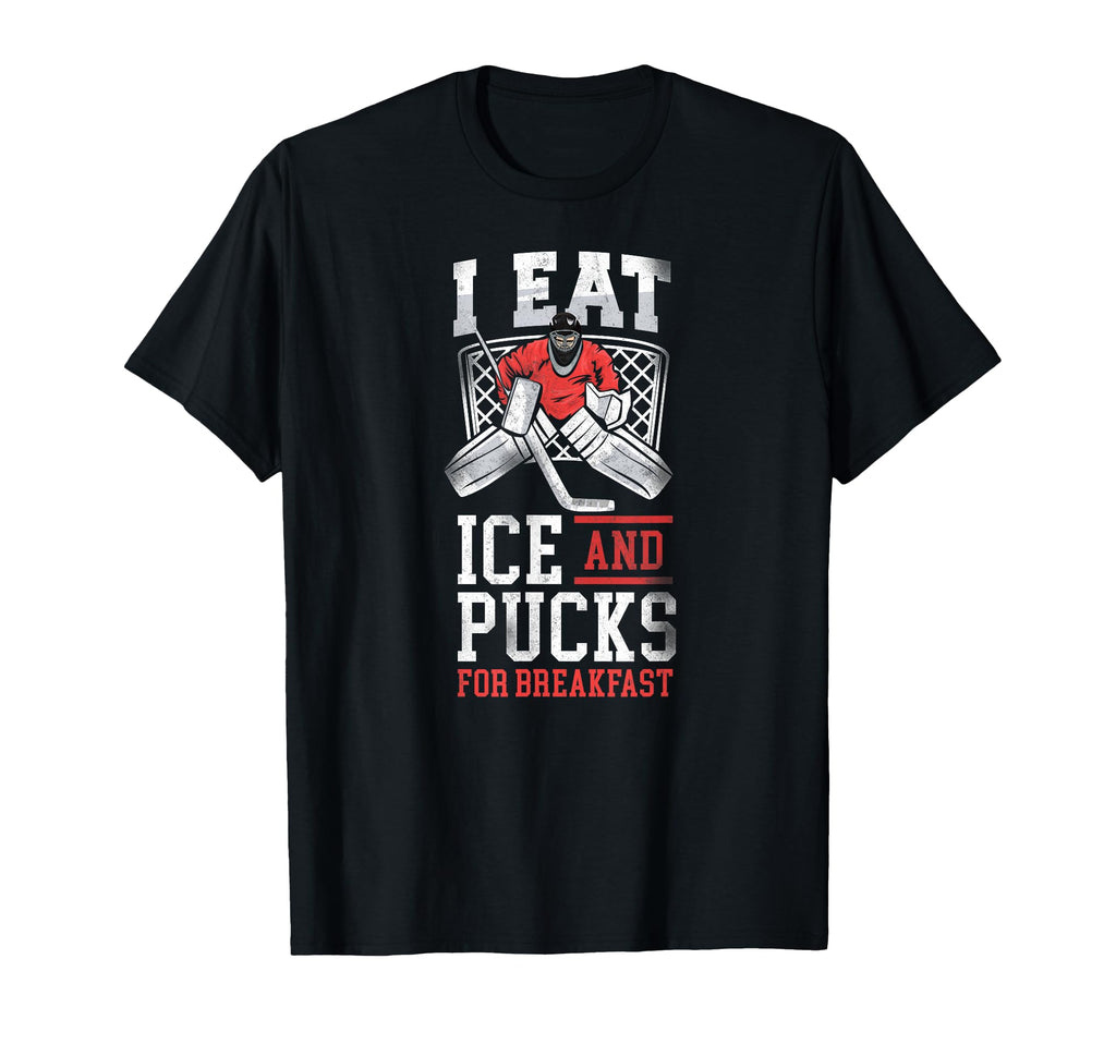 Ice Hockey Goalie Goalkeeper T-Shirt - Novelty Apparel Unisex - T-Shirt, Sweatshirt, Hoodie