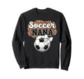 Soccer Nana Mothers Day Bow Grandma Sweatshirt - Aesthetic Graphic Unisex - T-Shirt, Sweatshirt, Hoodie