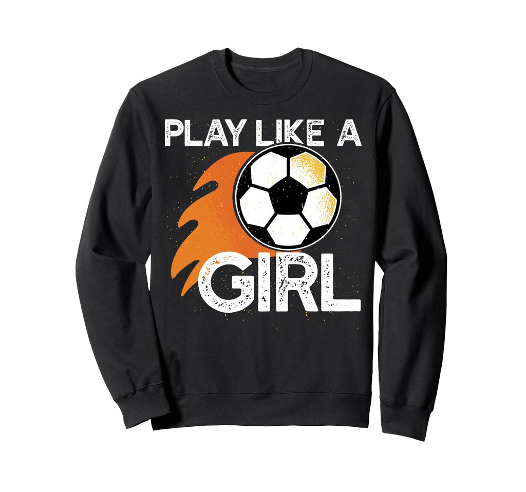 Play Like Fun Usa Soccer Ball Sweatshirt - Trendy Graphic for Adults - T-Shirt, Sweatshirt, Hoodie