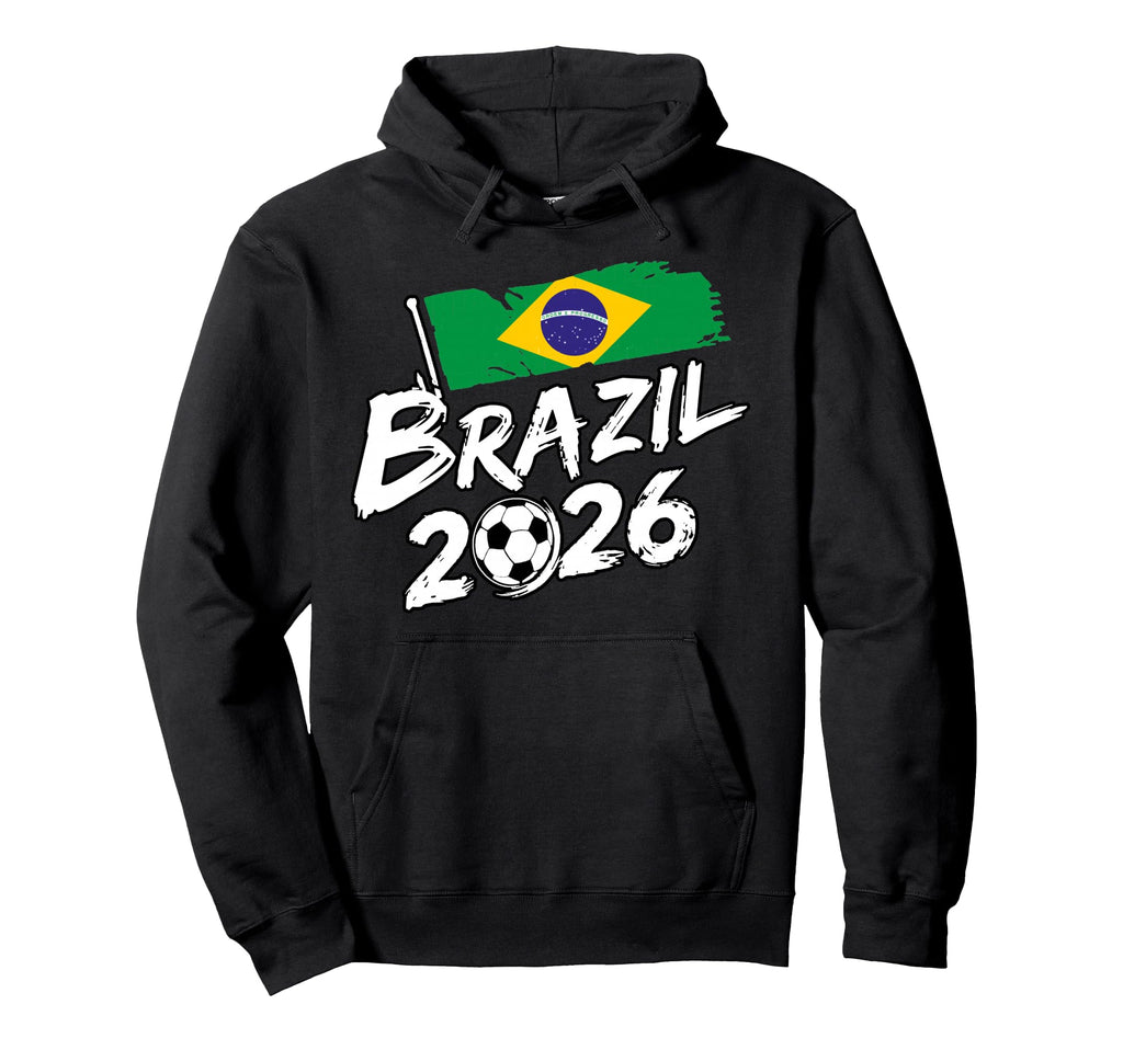 Brazil Football Soccer Game Player Fan Hoodie - Graphic Print for Adults - T-Shirt, Sweatshirt, Hoodie