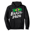 Brazil Football Soccer Game Player Fan Hoodie - Unique Graphic Unisex - T-Shirt, Sweatshirt, Hoodie