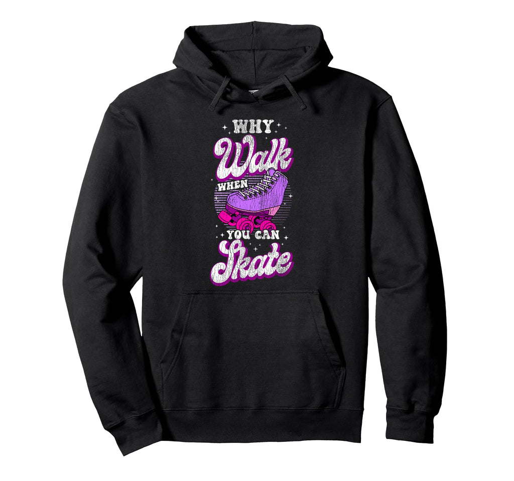 Roller Skating Skate 1970S Hoodie - Unique Graphic Unisex - T-Shirt, Sweatshirt, Hoodie
