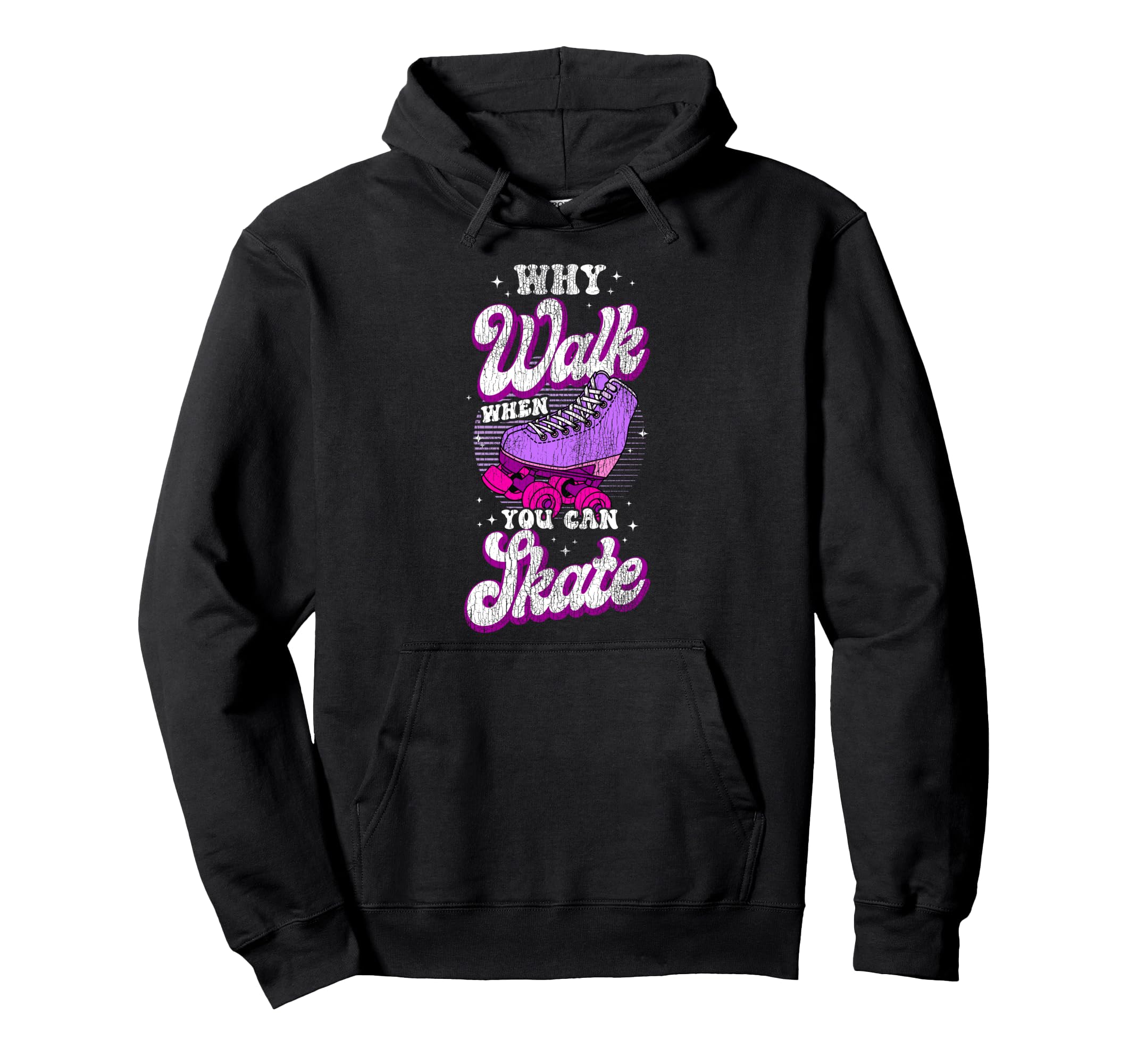 Roller Skating Skate 1970S Hoodie - Unique Graphic Unisex - T-Shirt, Sweatshirt, Hoodie