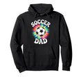Soccer Dad Tie Dye Spirit Family Pride Hoodie - Unique Graphic for Adults - T-Shirt, Sweatshirt, Hoodie