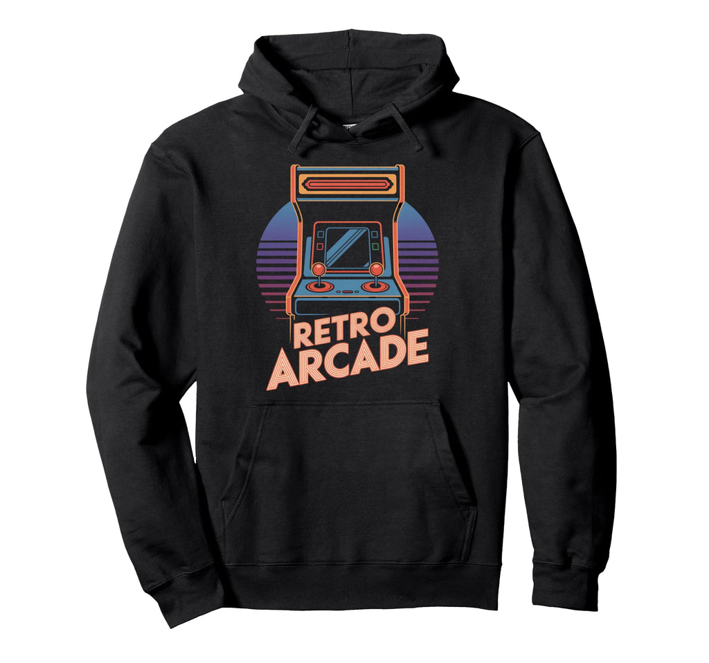 Arcade Cabinet 80S Gaming Aesthetic Hoodie - Novelty Apparel for Adults - T-Shirt, Sweatshirt, Hoodie