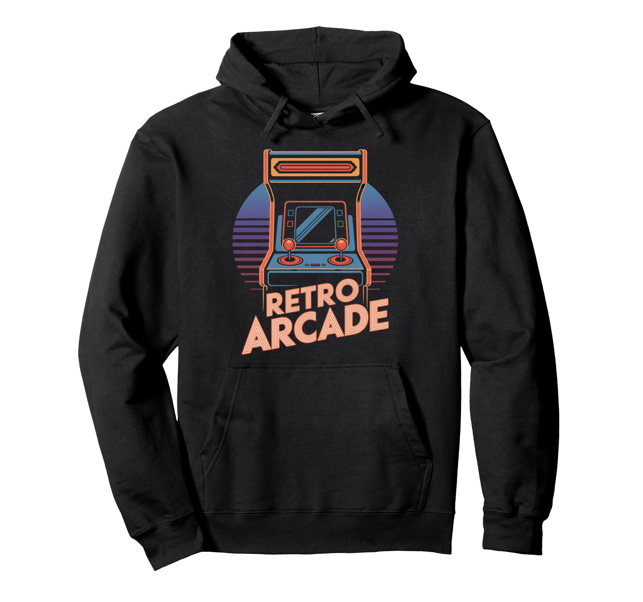Arcade Cabinet 80S Gaming Aesthetic Hoodie - Novelty Apparel for Adults - T-Shirt, Sweatshirt, Hoodie