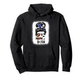 Messy Bun Soccer Mom Football Mom Both Hoodie - Graphic Print Unisex - T-Shirt, Sweatshirt, Hoodie